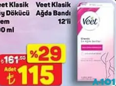 VEET KLASİK AĞDA BANDI 12'Lİ fiyat ve kampanya bilgisi